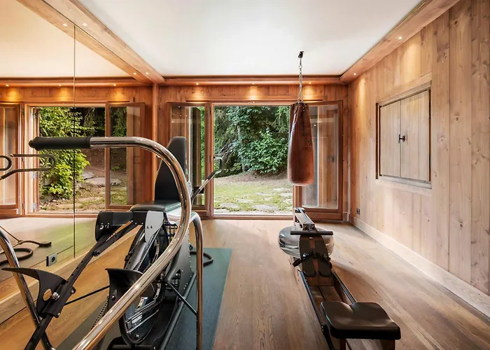 Luxury Sauna Cinema Mont Blanc Views In *