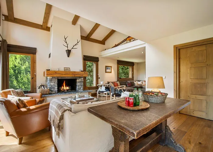 Chalet Luxury Sauna Cinema Mont Blanc Views In