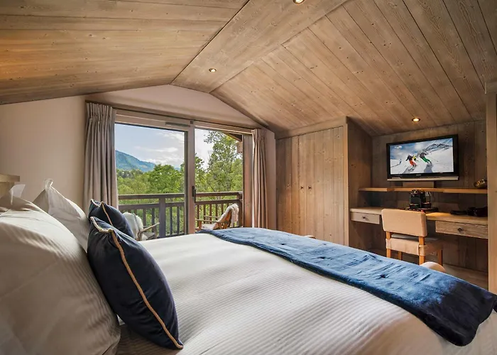 Luxury Sauna Cinema Mont Blanc Views In 梅杰夫