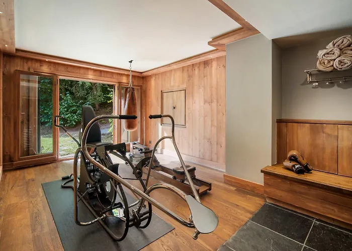 Luxury Sauna Cinema Mont Blanc Views In 梅杰夫