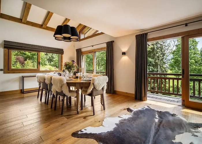 Luxury Sauna Cinema Mont Blanc Views In Chalet