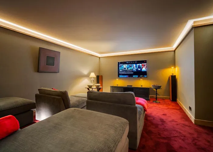 Luxury Sauna Cinema Mont Blanc Views In Chalet