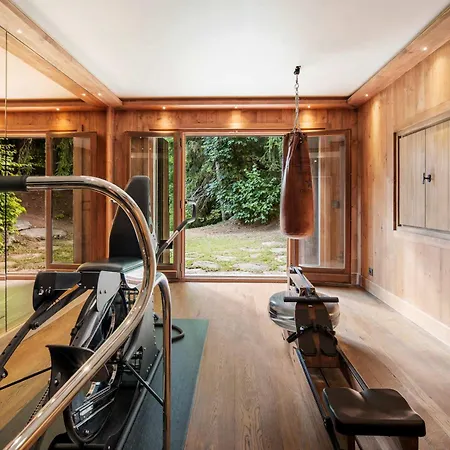 Luxury Sauna Cinema Mont Blanc Views In *