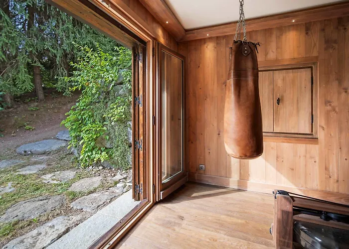 Luxury Sauna Cinema Mont Blanc Views In Horská chata